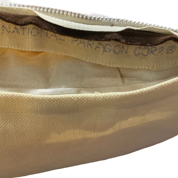 Mushroom Hand Made Embroidered Throw PillowVintage 1970 Retro Cottagecore Boho - Picture 6 of 7